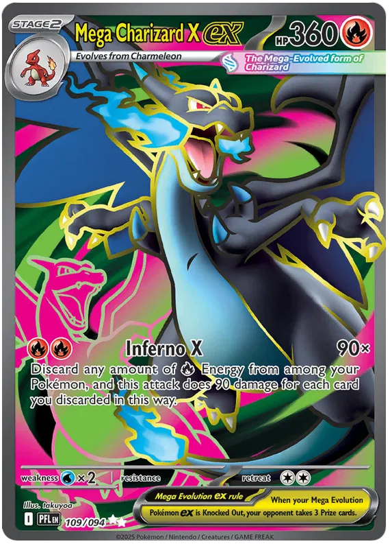 Mega Charizard X ex - 109/094 - Special Illustration Rare (NM)