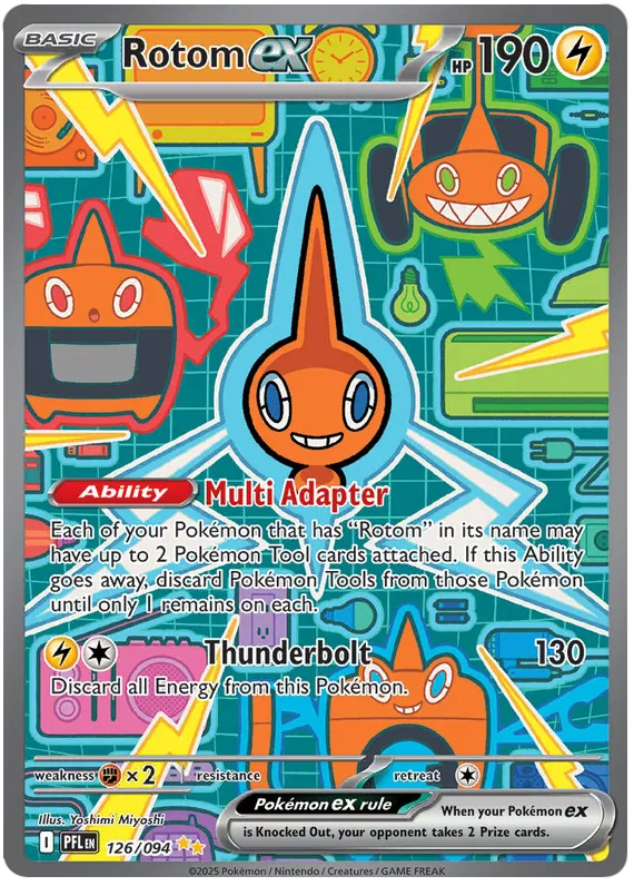 Rotom ex - 126/094 - Illustration Rare (NM)