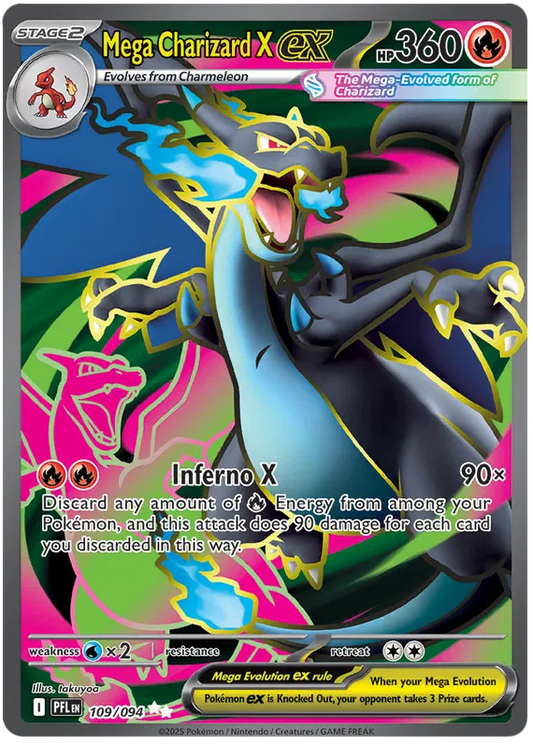 Mega Charizard X ex - 109/094 - Special Illustration Rare (NM)