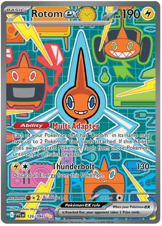 Rotom ex - 126/094 - Illustration Rare (NM)